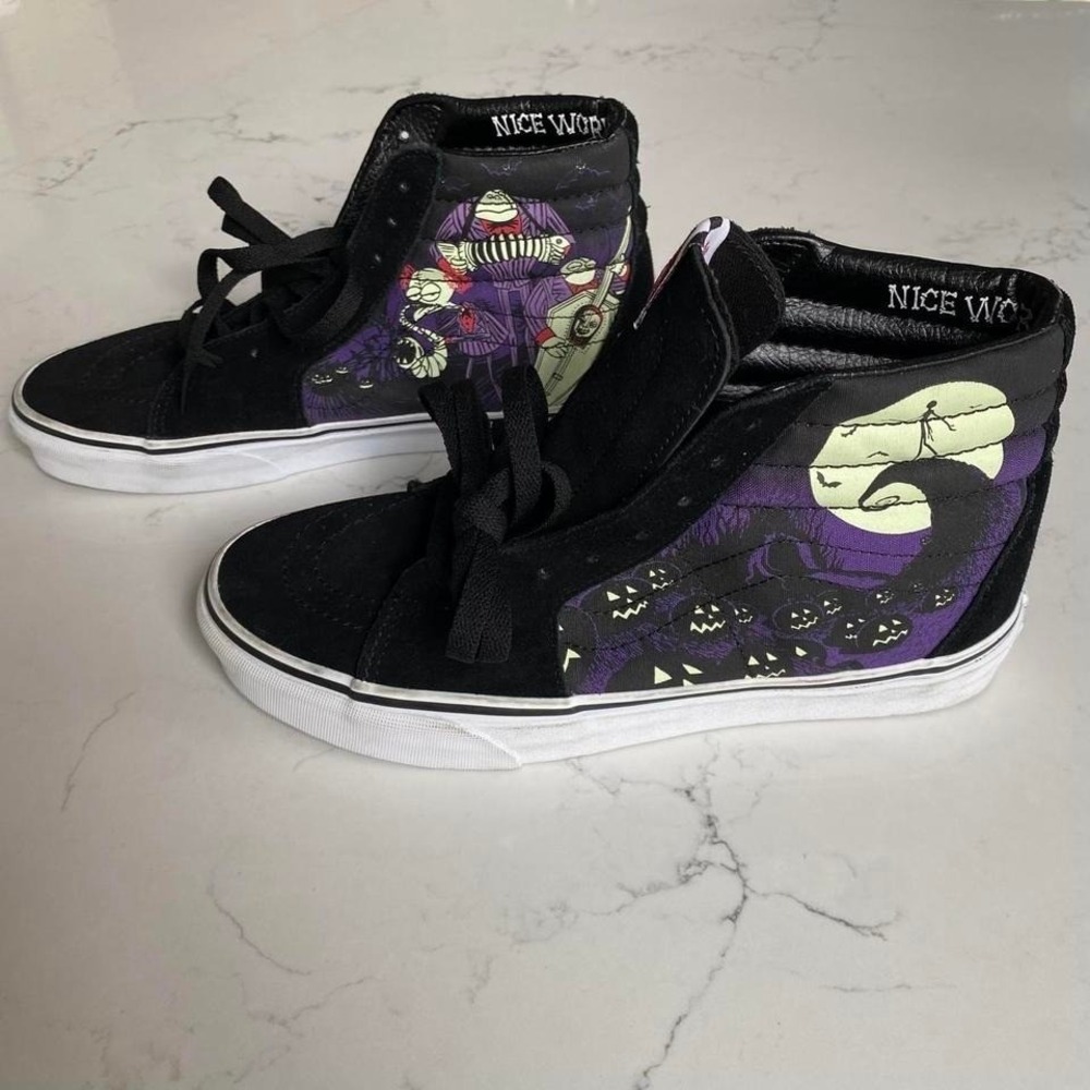 Vans Sk8-Hi Disney Nightmare Before Christmas Jack Lament  Sneakers Men's 9